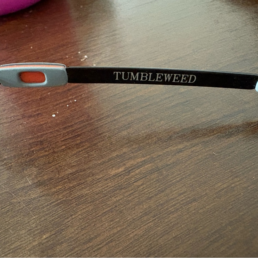 New Black Rectangular TUMBLEWEED OAKLEY Eyeglasses - image 4